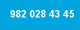 982 028 43 45 982 028 43 45